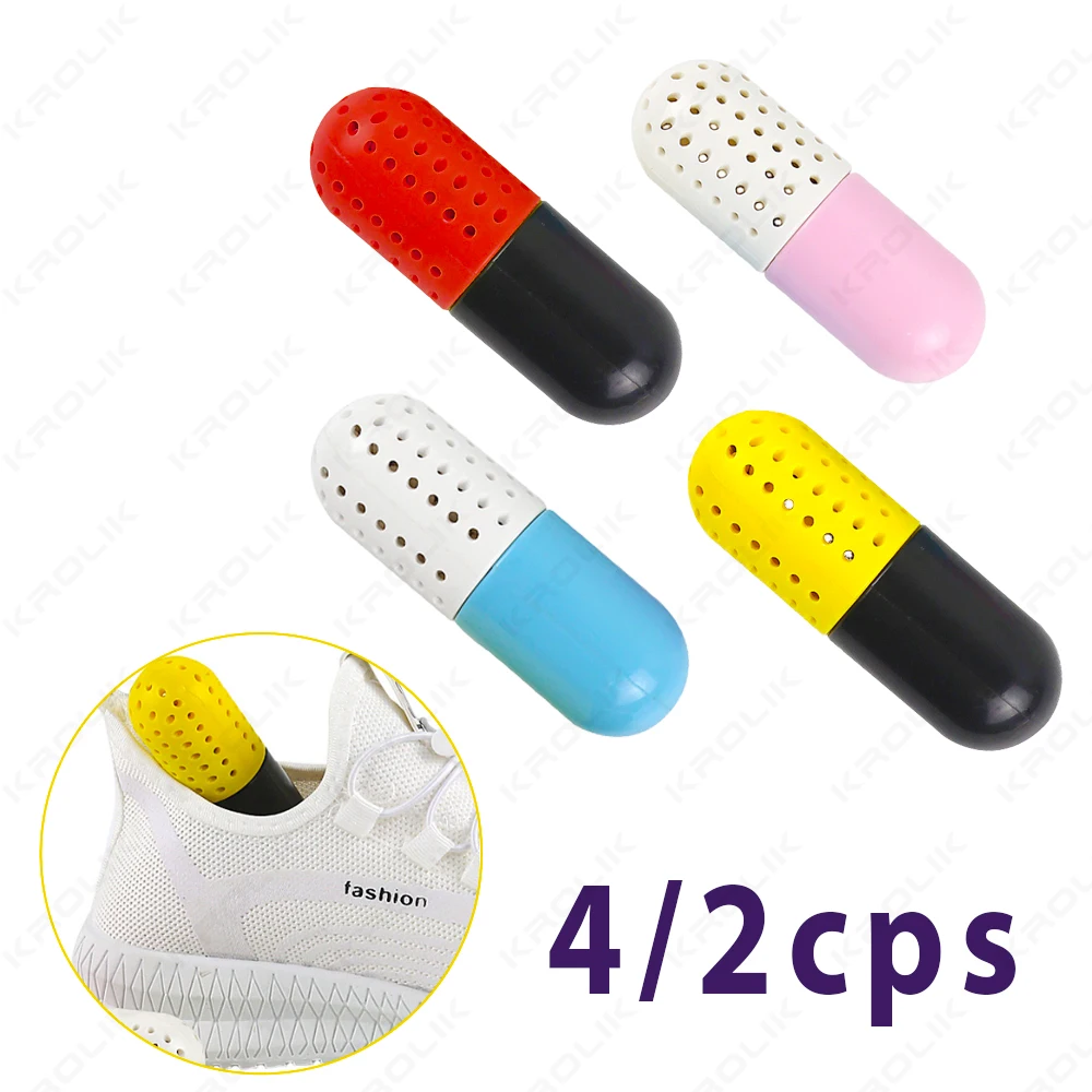 

Sneakers Deodorizing Capsule Dehumidifying Drying Shoe Cabinet and Deodorant Eliminator Perspiration Absorber 4/2Pc