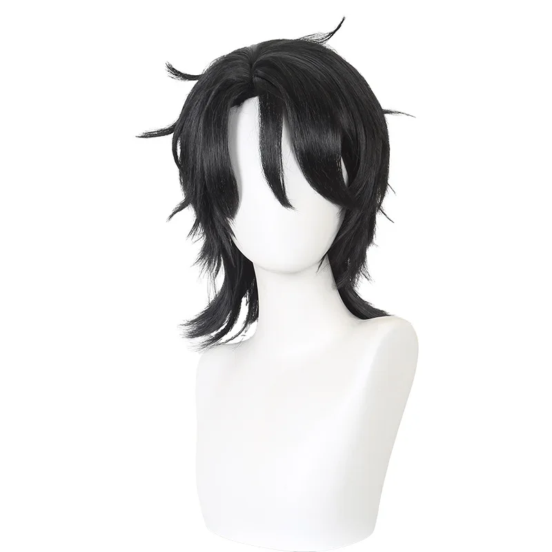 일곱 번째 날의 유령 이야기 화이윤칭 코스프레 가발 혼합 포마드 실크 모조 두피 탑과 물고기 머리 특수 혼합형