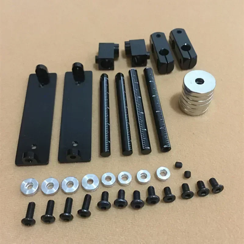 Aluminum Magnetic Invisible Body Post Mount Kit for 1/10 HSP 94122 94123 Sakura D3 XIS ZERO S CS HPI Tamiya on-road Drift RC Car