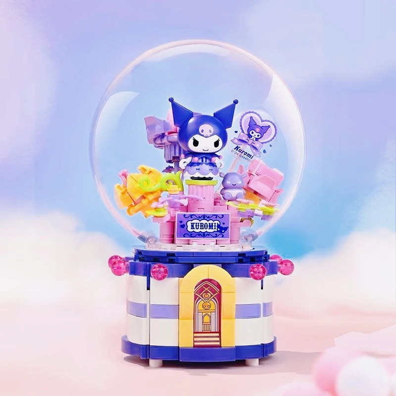 

Keeppley Assembly Toy Music Box, Gift for Girls, Festival & Birthday Present for Girlfriend, Sanrio Building Blocks