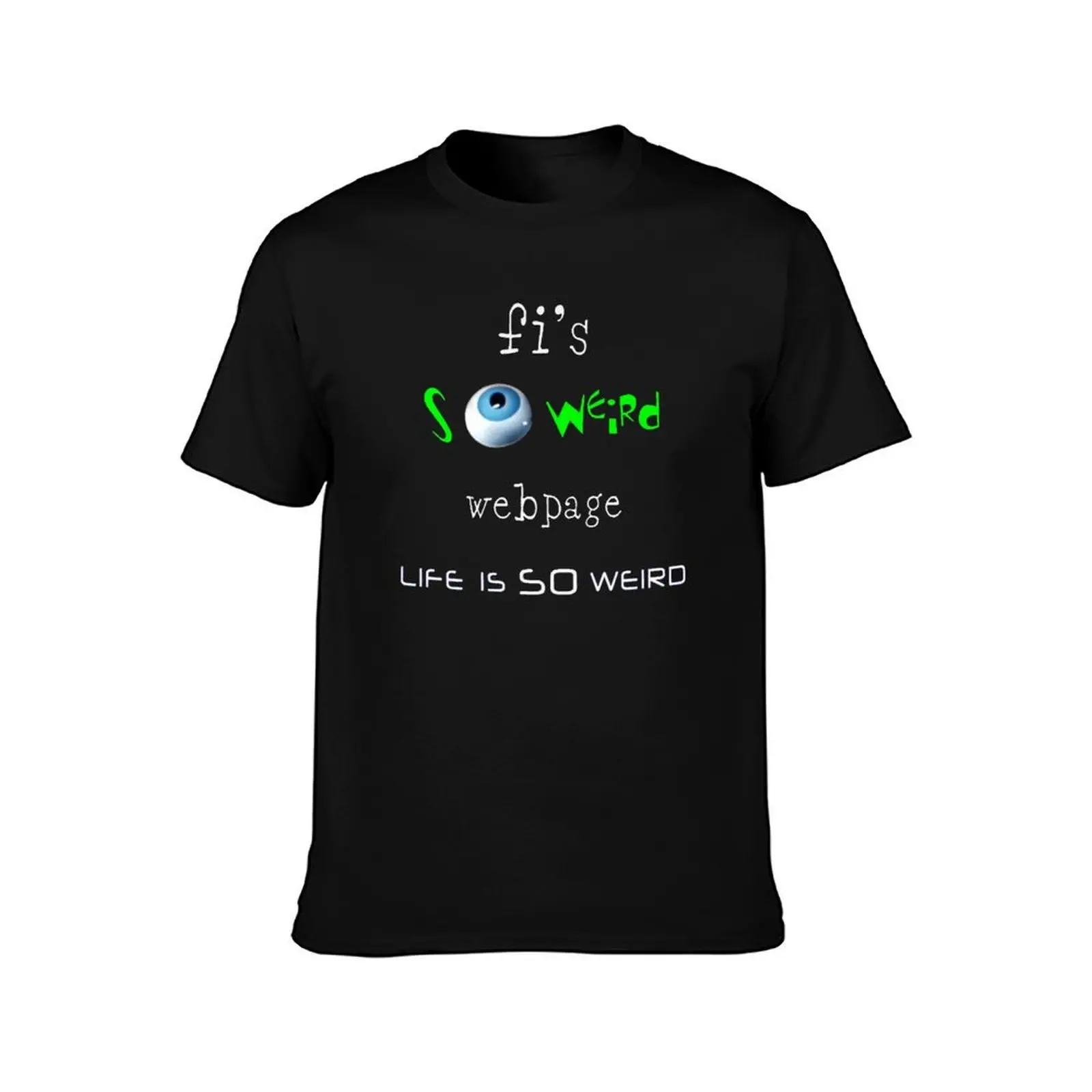 Fi's Website Design T-Shirt, Summer Casual Cotton Tee, Oversized Streetwear Tops, Vintage Graphic Print, Loose Fit Short Sleeve