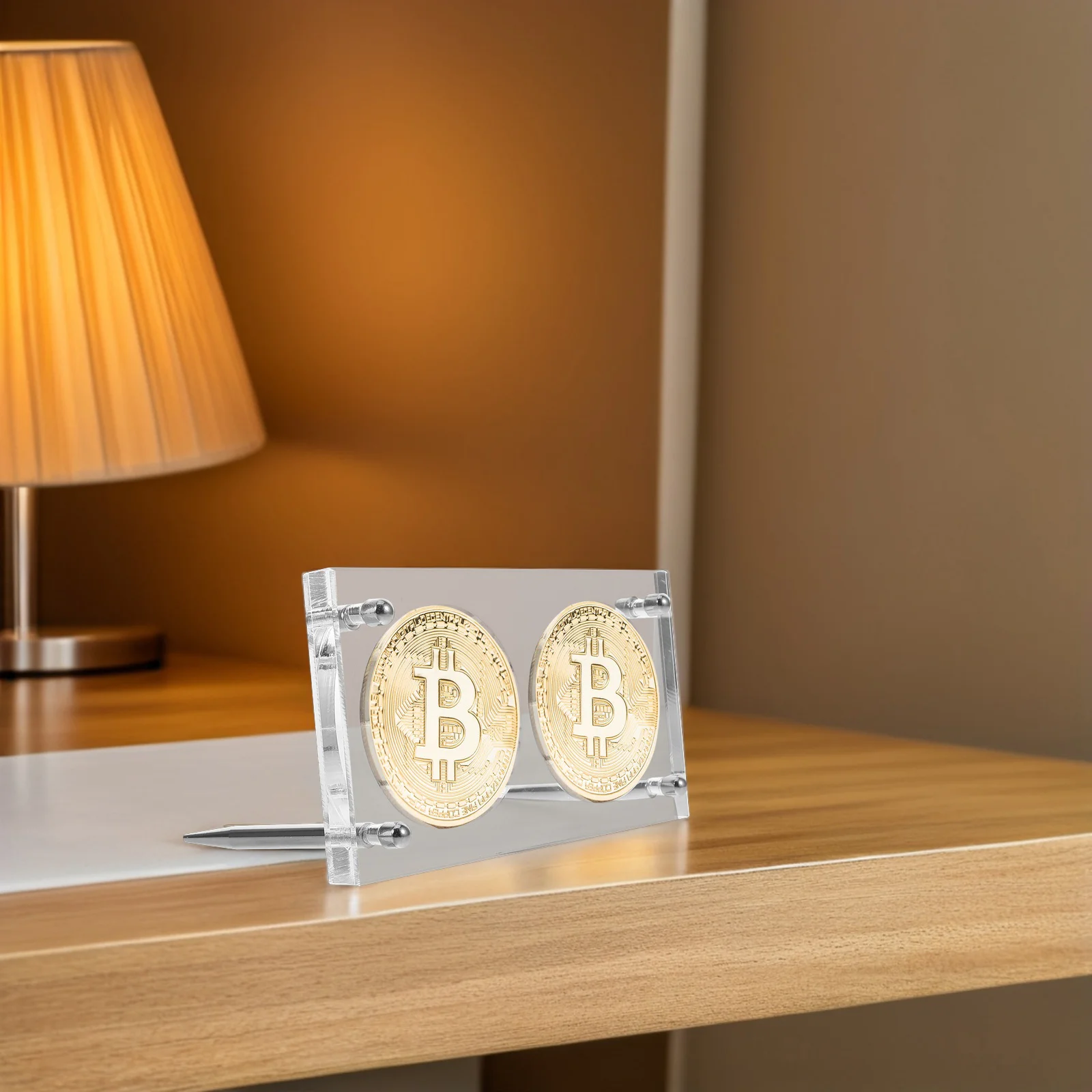 

Держатель для монет с двумя отсеками, подставка для демонстрации, внутренний диаметр 60 мм, для коллекционирования и хранения монет, витрина для коллекционных предметов