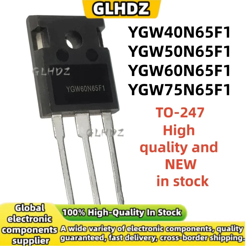 New Original 5PCS YGW40N65F1 YGW50N65F1 YGW60N65F1 YGW75N65F1 TO-247 brand new in stock