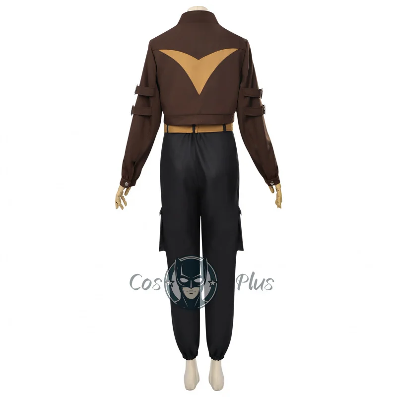 Luye la leyenda de Hei 2 Cosplay Anime película disfraz Chocolate traje de vuelo chaqueta Punk pantalón cinturón Y2K moda Cos fiesta de Halloween