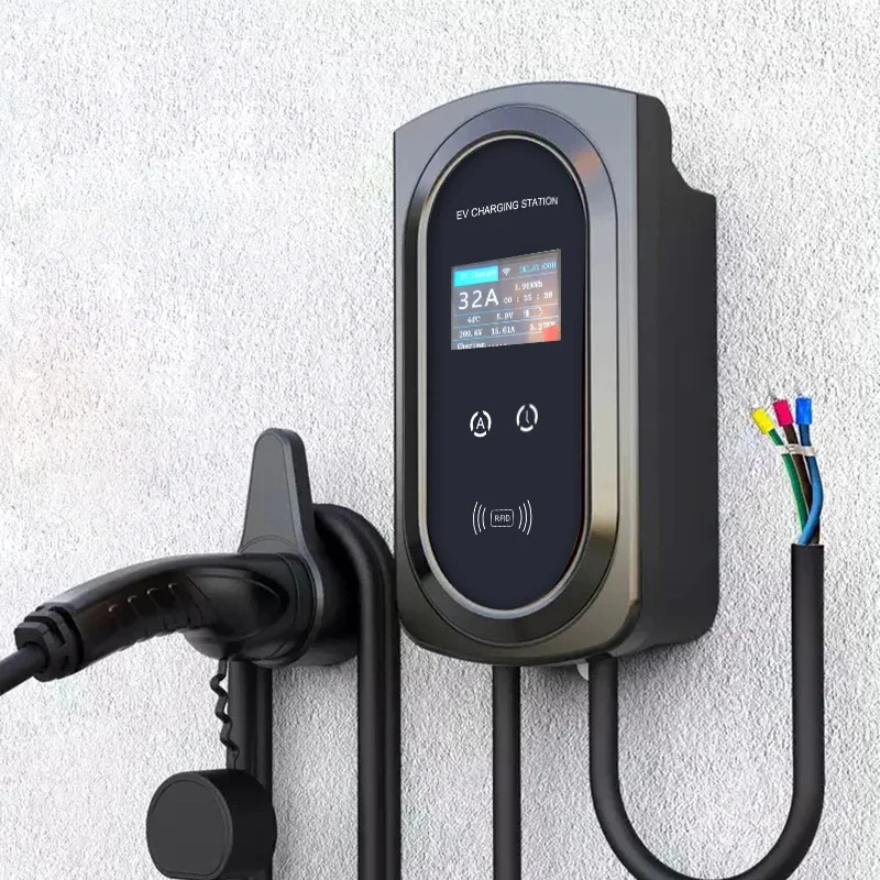 

Wallbox 32A EV Charging Station 7KW 11KW 22KW 66 IP Degree Electric Car Charger Wallbo