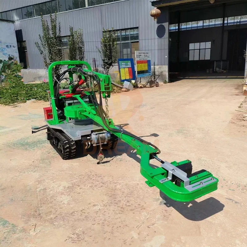 Pecan Nut Tree Shaker Rolling Harvester Fruit Picker Self Propelled Vibrating Machine Farm Sale Factory Direct Accept Custom