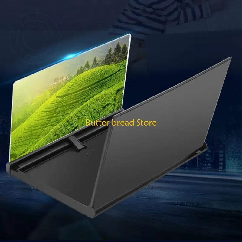 W89C High Definition Movie Amplifying Projector Base Holder 3D Screen Video Magnifier