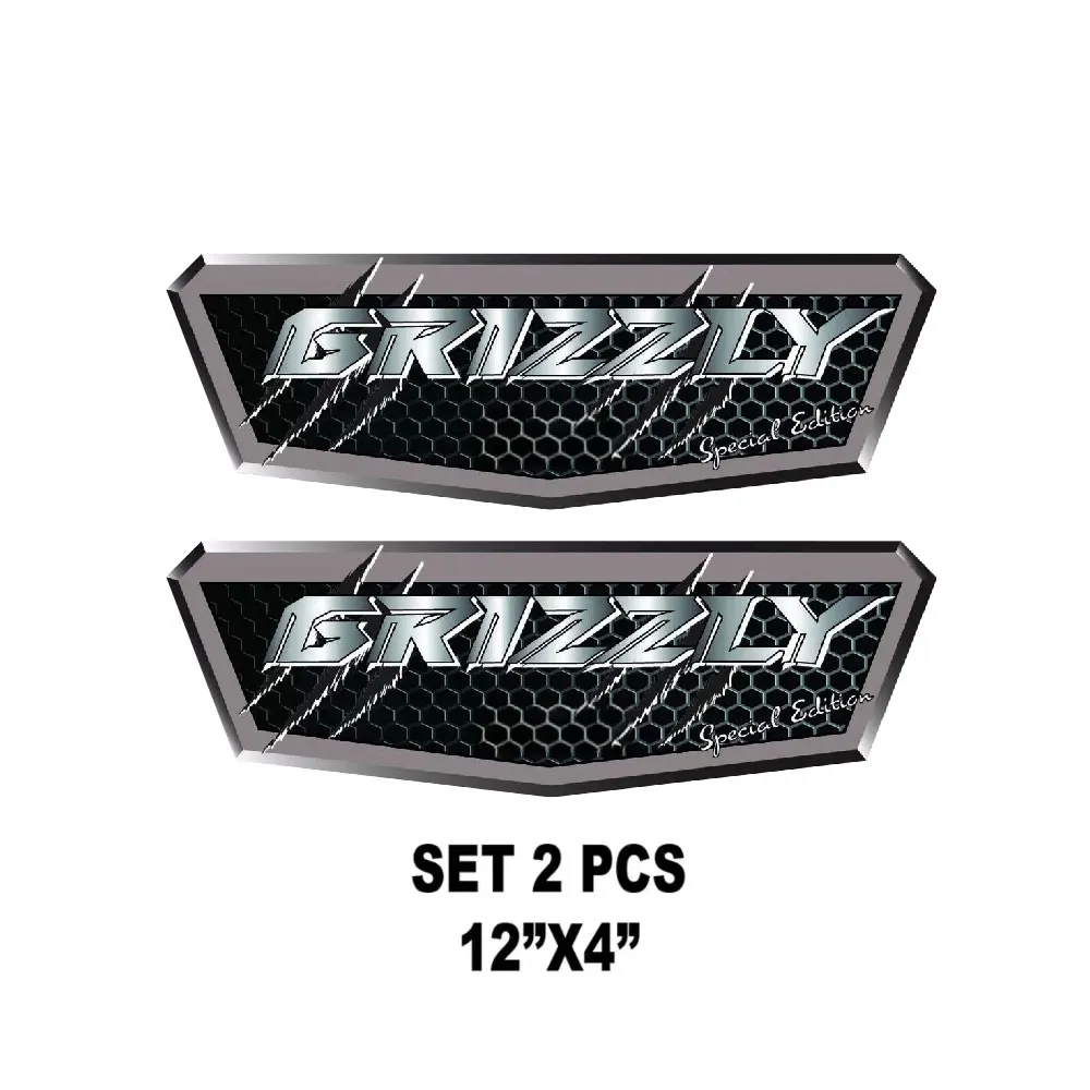 Para Yamaha Grizzly 350 660 700 ATV tanque emblema calcomanía pegatina gráfica Atv laminado