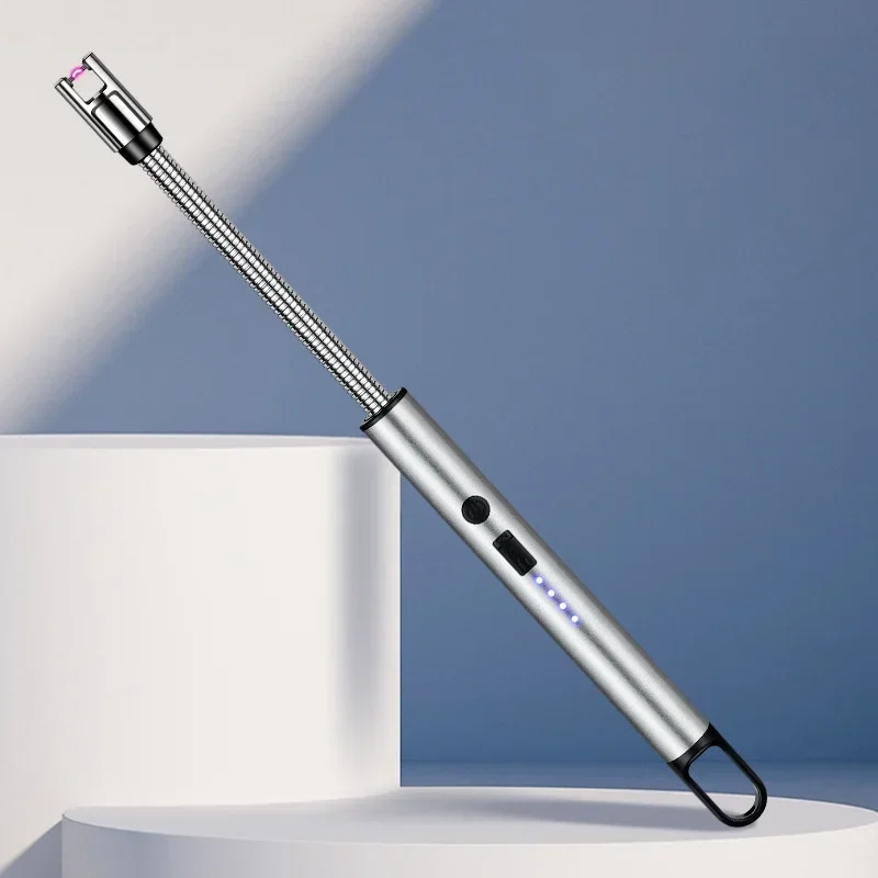 USB Type-C Fast CHARGING ข้อศอกโลหะไฟฟ้า Arc IGNITION ปืน Windproof ห้องครัวเทียนแก๊สเตา PULSE Plasma ไฟแช็กของขวัญ 2025