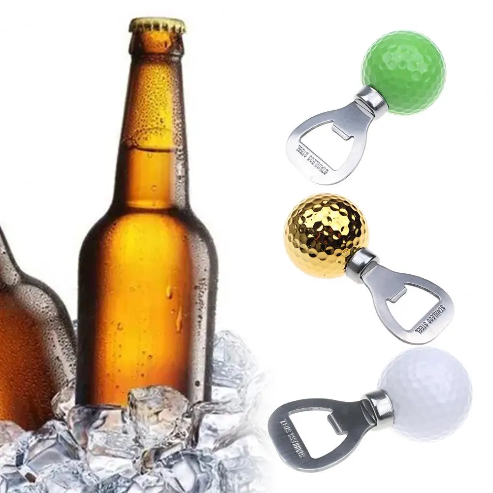 Beer Opener  Anti-rust   Beer Bottle Opener Mini Golf Ball  Bottle Cap Opener