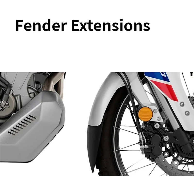 

ABHY-Black Motorcycle Mudguard Motorcycle Accessories For Aprilia Tuareg 660 Tuareg660 2022-
