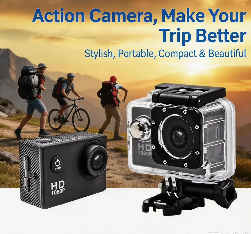 32G HD Digital Camera Riding Motion Recorder Motorcycle Motion Camera 1080P