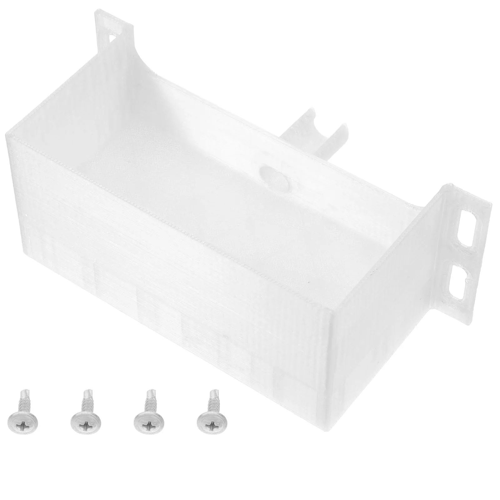 Vassoio raccogligocce per condizionatore d'aria Vassoio di scarico esterno 5,3x2,2x2 pollici Piastra raccoglitore d'acqua Arresto gocciolamento Mantieni la unità di montaggio a secco