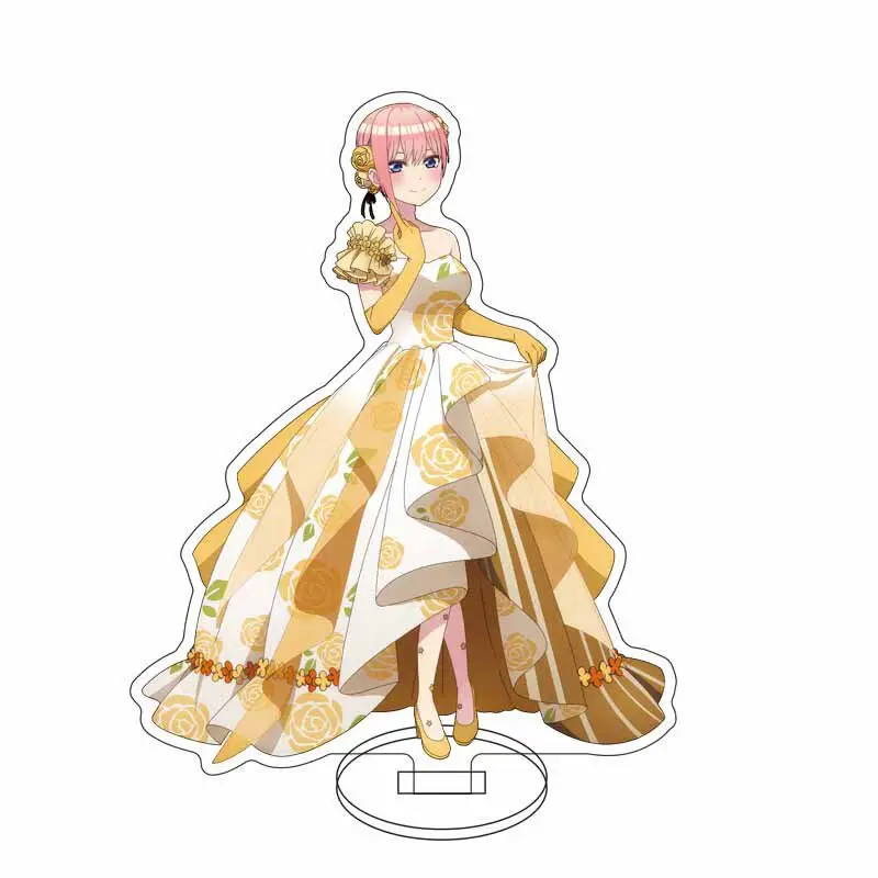 16CM Anime Acrylic Stand The Quintessential Quintuplets Nakano Itsuki Nakano Yotsuba Nakano Ichika Cos Figure Ornaments Gifts - view 5