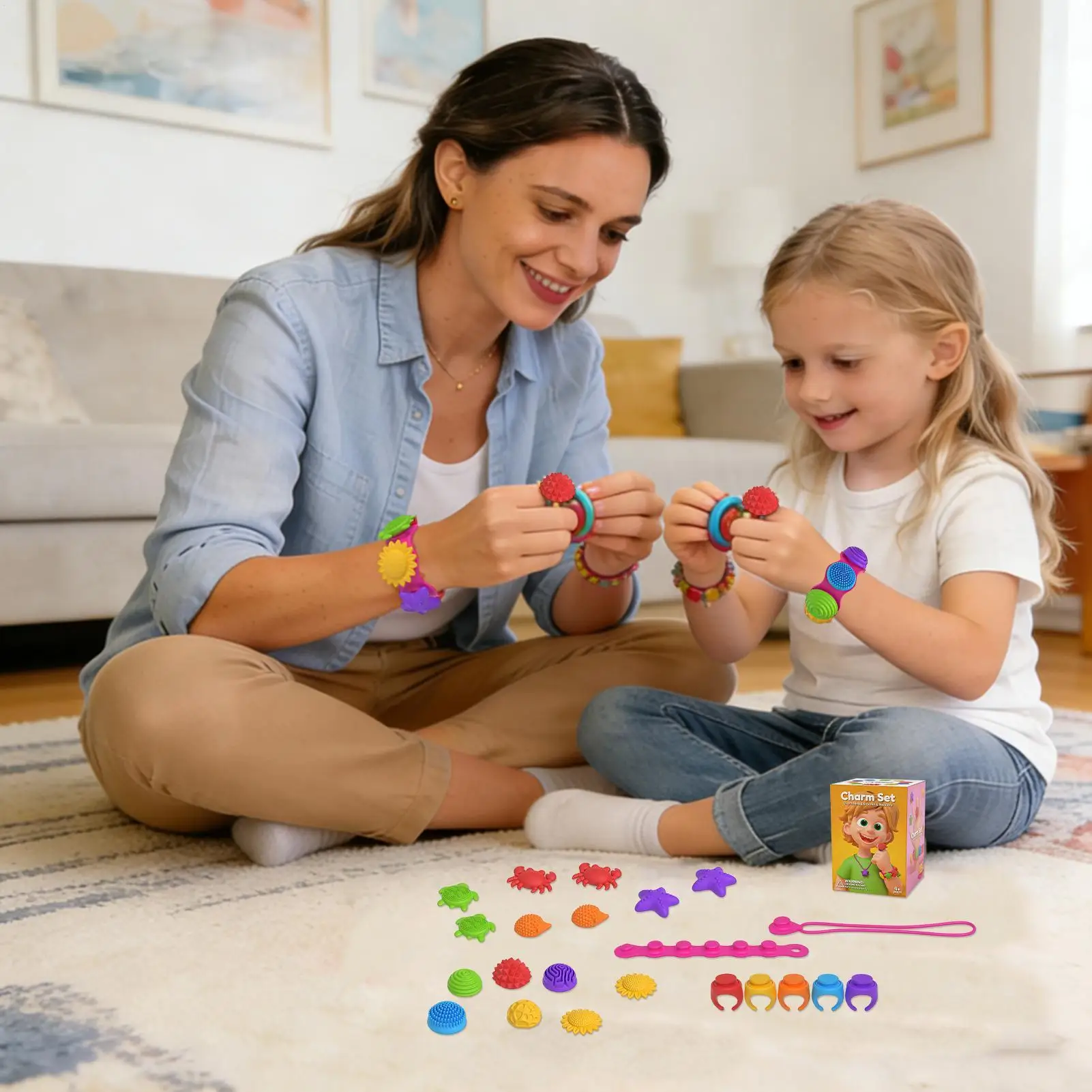 Sensory Fidget Toys Silicone Stress Relief Artifact Texture Sensory Toy For Boys Girls Students Office Travelers Classroom Car