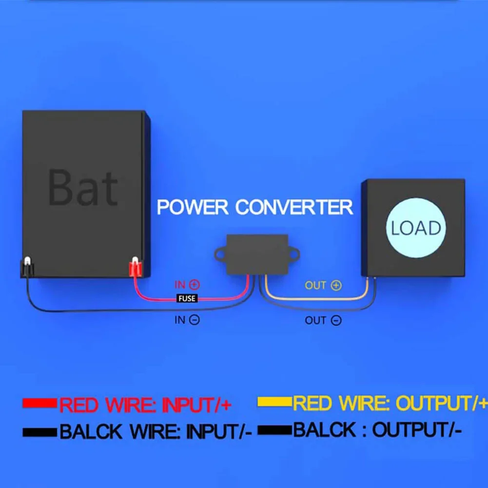 DC15V-100V to 12V 1A 2A 3A 4A 5A 6A 7A 8A 10A  DC DC Converter Step Down 12V Volt Car Buck Regulator Voltage Transformer