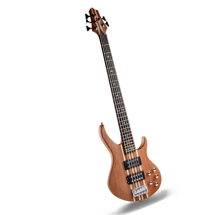 G-B50-T5 Active Pickup Neck Through Body 5 String Bass Guitar