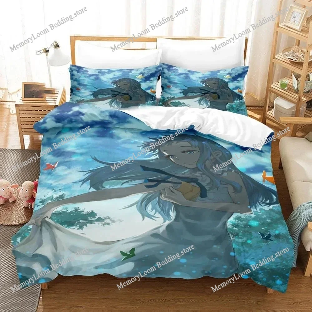 

Anime Anohana Honma Meiko Bedding Set Boys Girls Twin Queen Size Duvet Cover Pillowcase Bed Kids Adult Home Textileextile