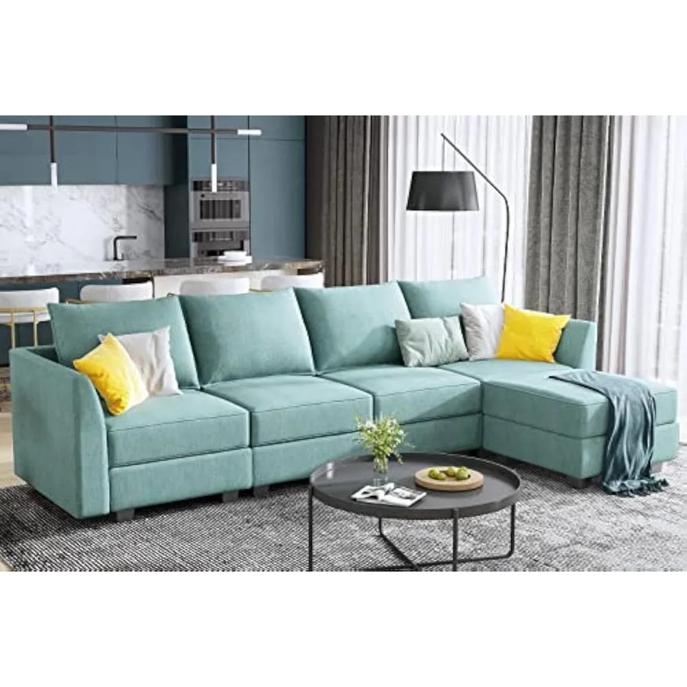 

Reversible Sectional Sofa L Shaped Couch with Storage,with Chaise, Convertible Modular Sofa