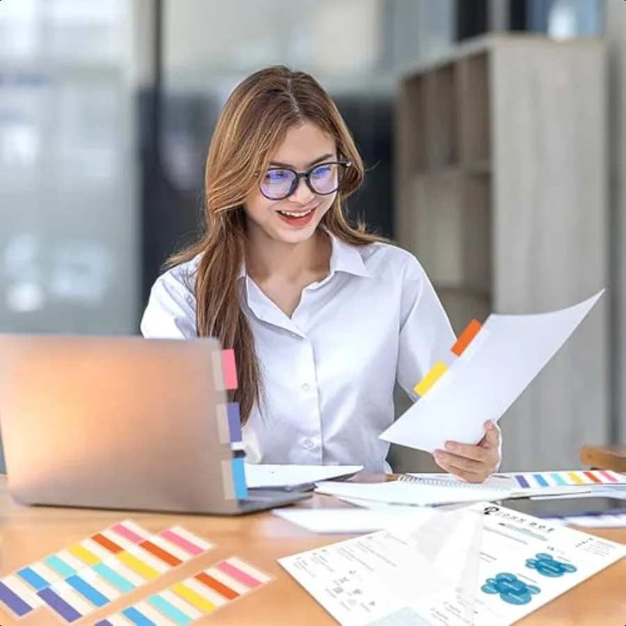 Confezione da 100 cartelle di documenti in plastica trasparente cartelle di file 12,2 x 8,6 formato lettera americana A4 tipo L buste di carta tasca per progetti sicura con spirito