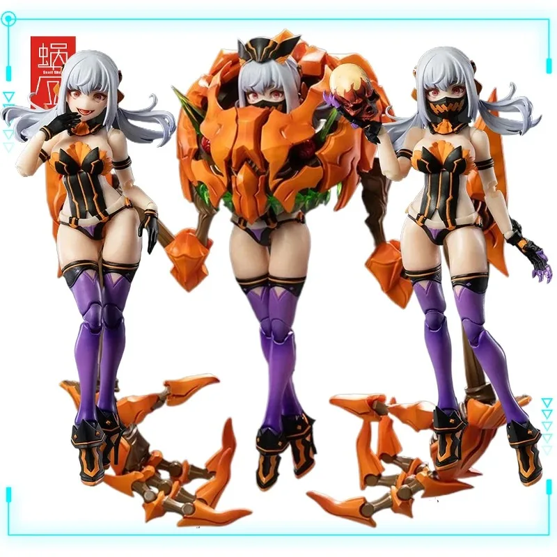 Snail Shell Genuine Original Happy Halloween Pumpkin Princess 20cm Mobile Suit Girl Assembly Model Toys Action Figures Gift