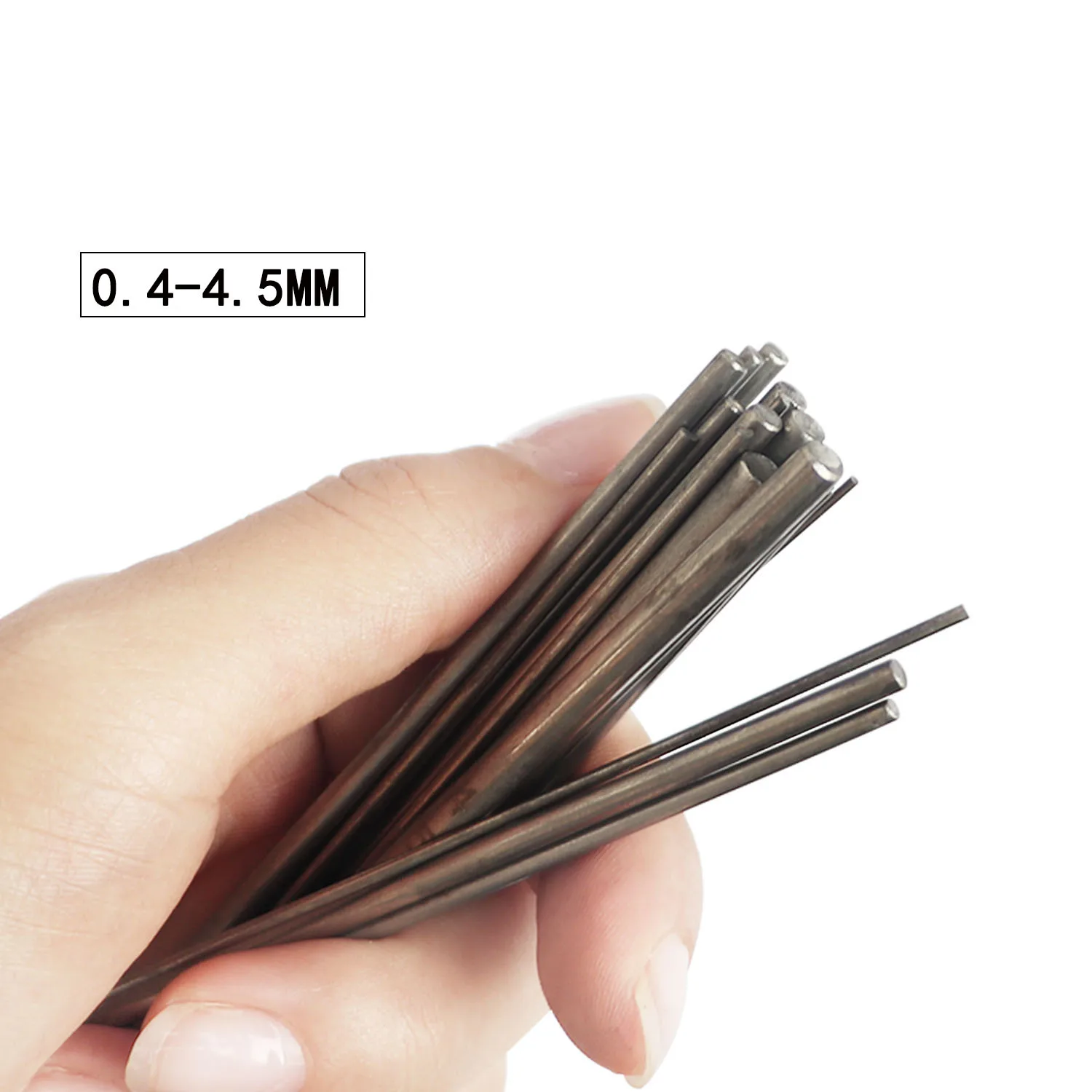 Imagem -03 - Solid Wire Core Stick Roll Mandrel Ferramentas de Fabricação de Jóias Ouro Aço Inoxidável Hastes Formadoras de Bobinas Ocas 30 Pcs Set