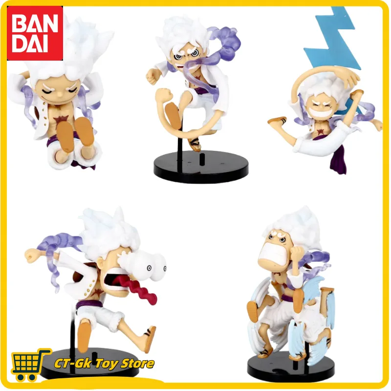 8.3-11cm Anime One Piece Figures Chibi Luffy Action Figure Gk Sun God Nika Collection Ornament Gifts Desktop Decorate Toy