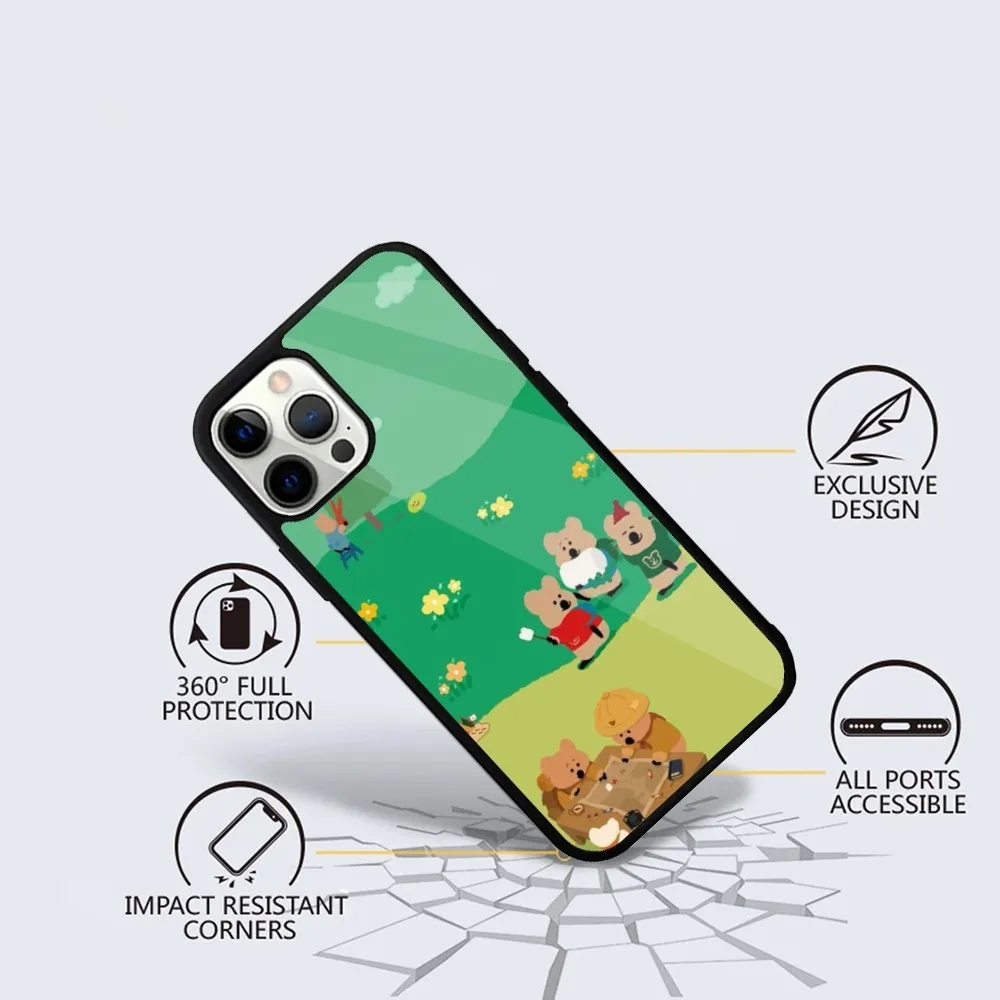 Korea Koala D-Dinotaeng Cute  Phone Case For iPhone 15,14,13,12,11,Plus,Pro,Max Mini Magsafe Magnetic Wireless Charging