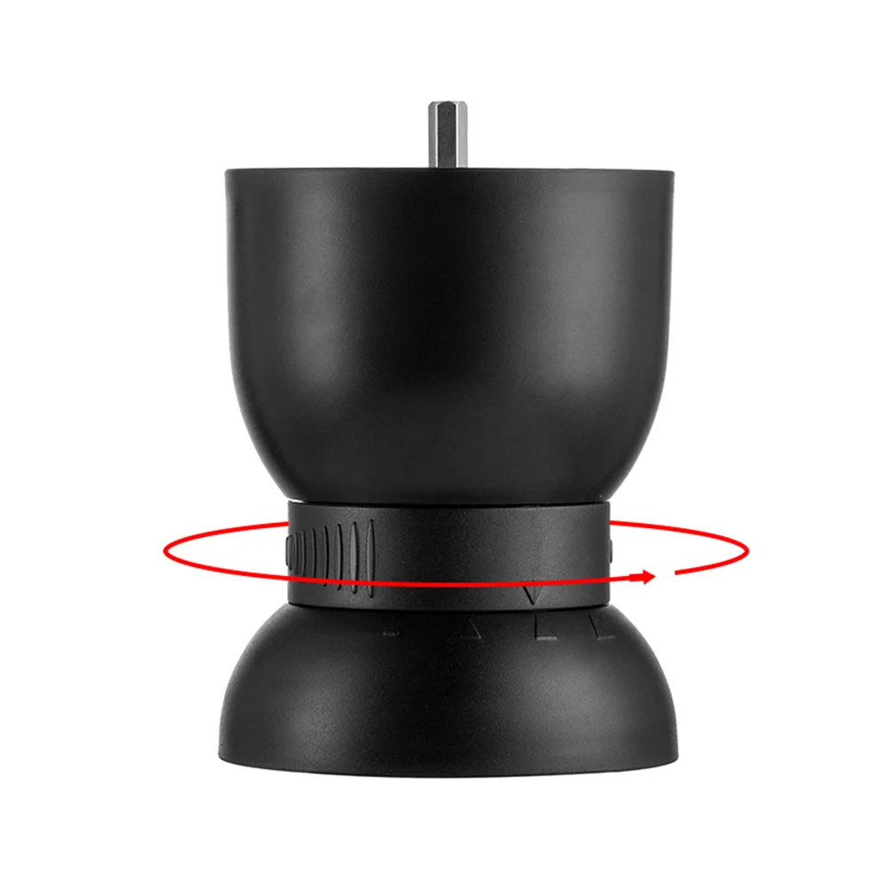 

1Pcs Hand Coffee Bean Grinder Manual Black Acrylic Bean Grinding Machine 4-Level Adjustable for Home Office