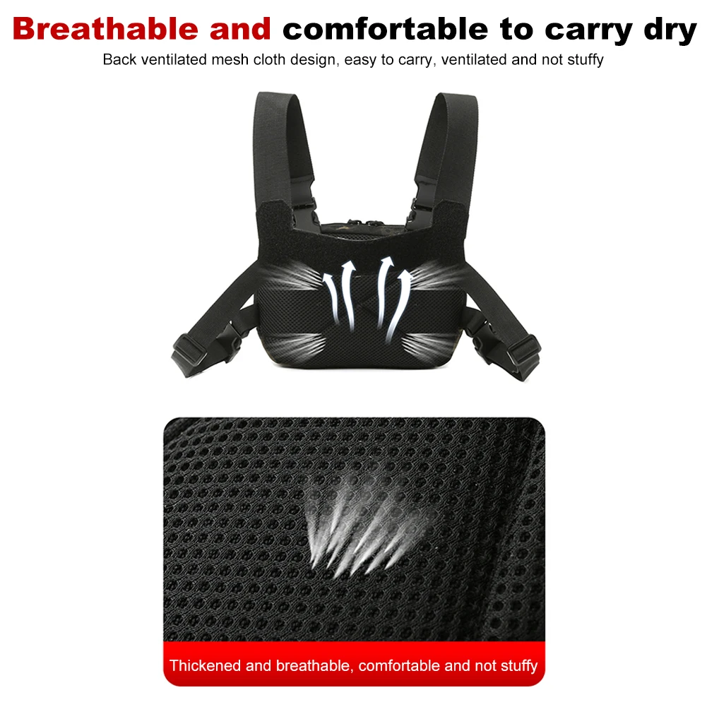 حقيبة صدر للصيد من النايلون المقاوم للماء ، حقائب تكتيكية للرجال ، حقائب ظهر للتسلق والتخييم ، سترة سفر خارجية ، حزمة فاني #2