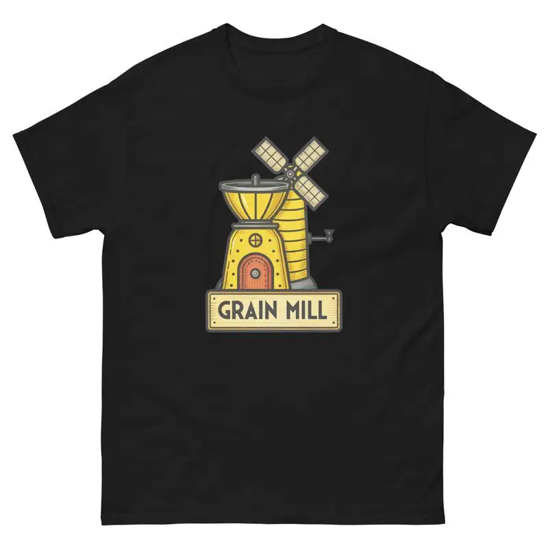 

Grain Mill Farming Rural Life Agriculture T Shirt