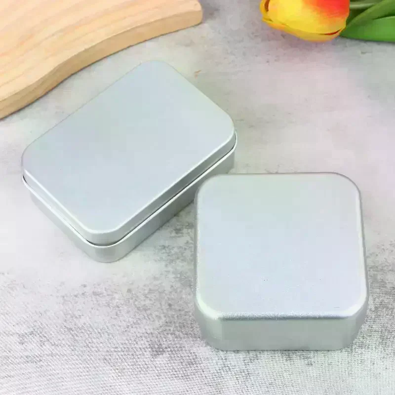 Square Aluminum Soap Dish Soap Box With Lid Aluminum Soap Holder Travel Soap Travel Soap Tray Container For Dish Home Bathrooms