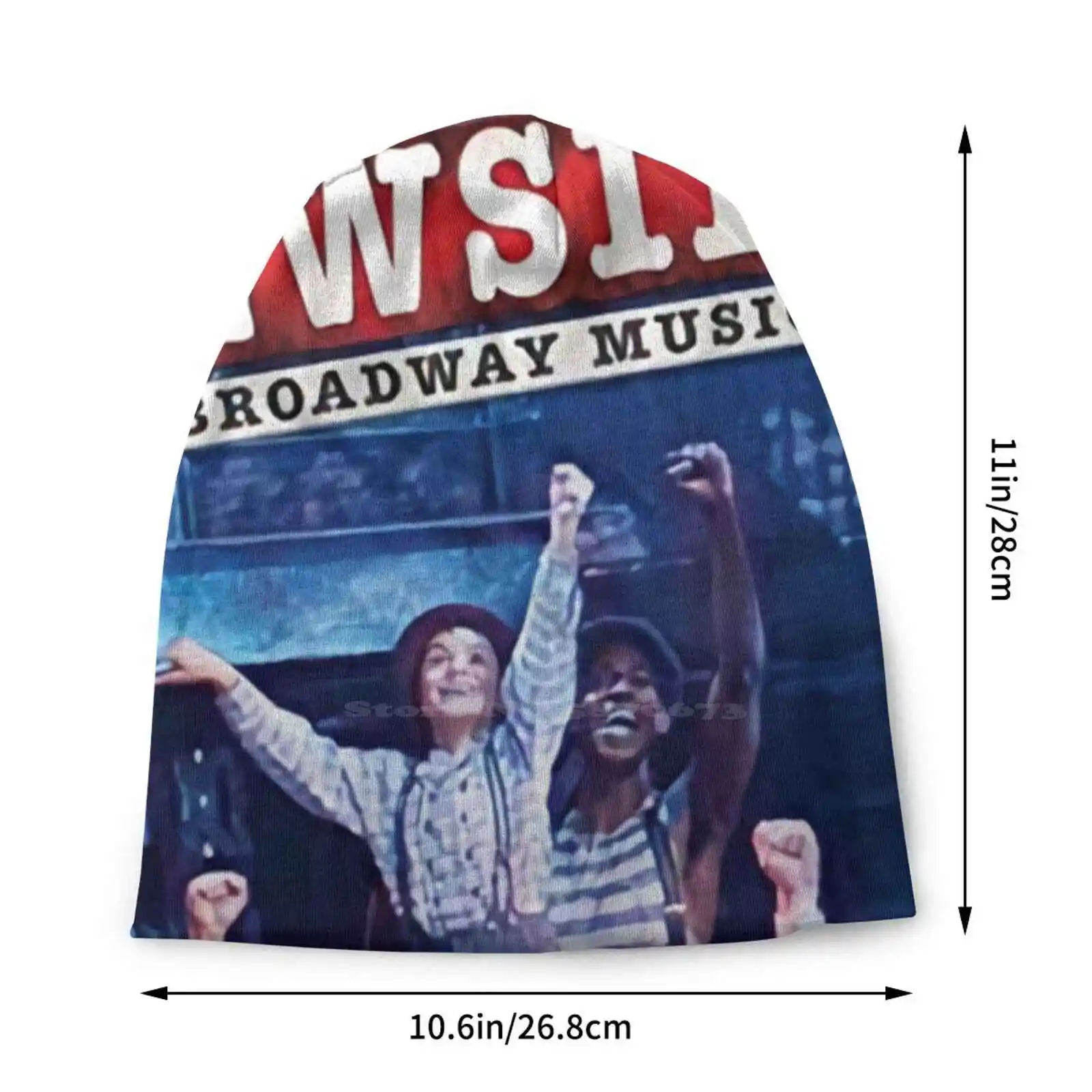 The Broadway Musical Knitted Hat Warm Beanie Outdoor Caps Newsies Broadway Musical Jump Trends Bdn People Rapper Band America