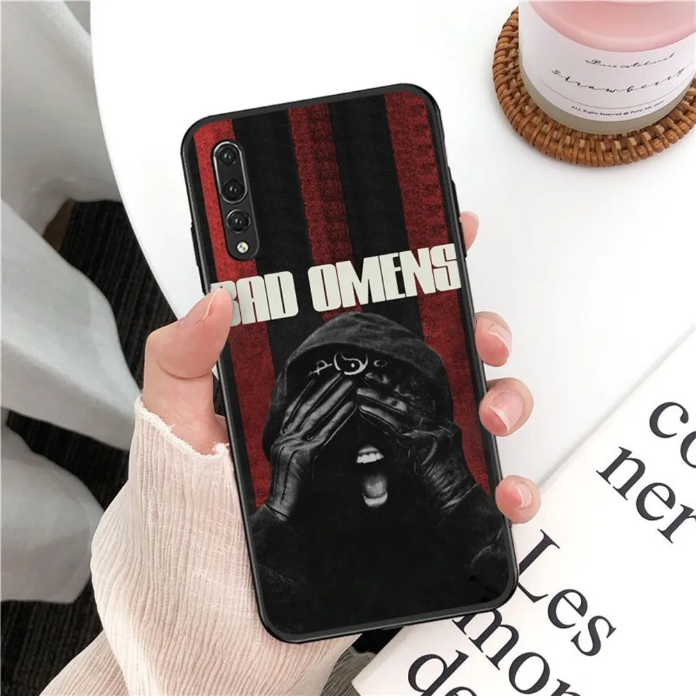 Bad Omens Music Band Phone Case For Huawei P 8 9 10 20 30 40 50 Pro Lite Psmart Honor 10 Lite 70 Mate 20lite