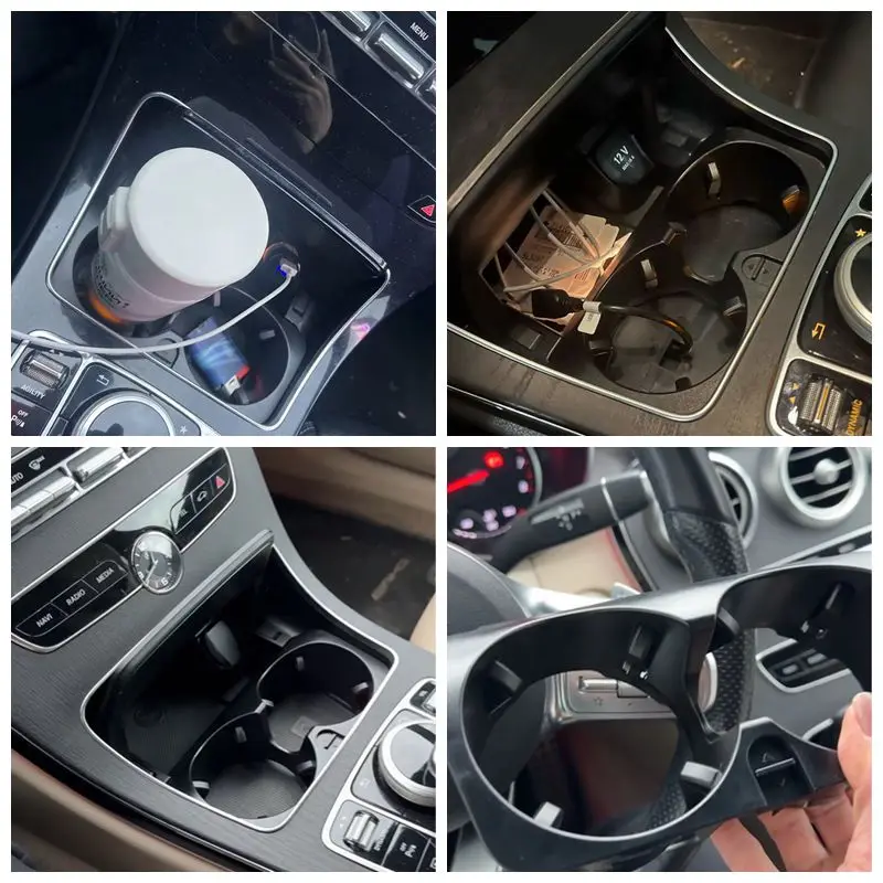 Front Center Console Water Cup Holder For Mercedes-Benz W205 W213 W253 W447 W467 A2056800691 Car Accessories