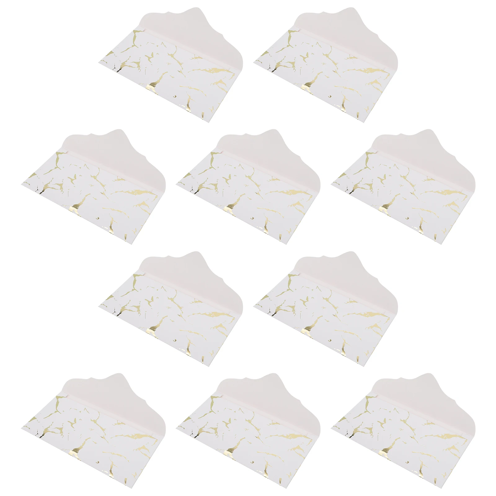 

10 Pcs Exquisite Gilding Envelopes Elegant Paper Cards Eid Supply Ramadan Gifts Business Events Graduation Ceremonies High Grade
