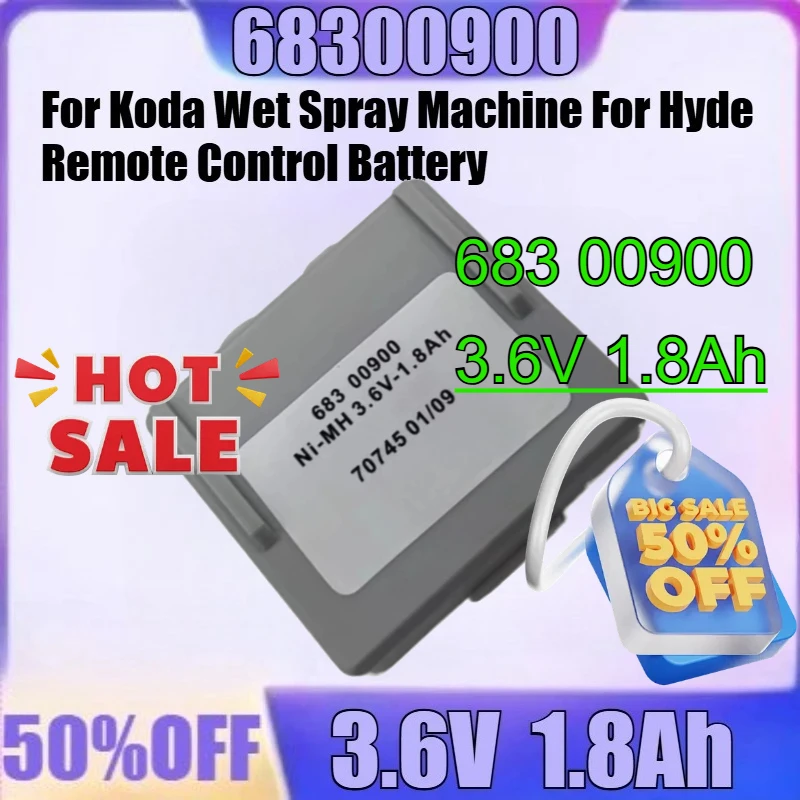 

For Koda Wet Spray Machine For Hyde Remote Control Battery For Hetronic 68300900 3.6V Pump Truck Overhead Crane