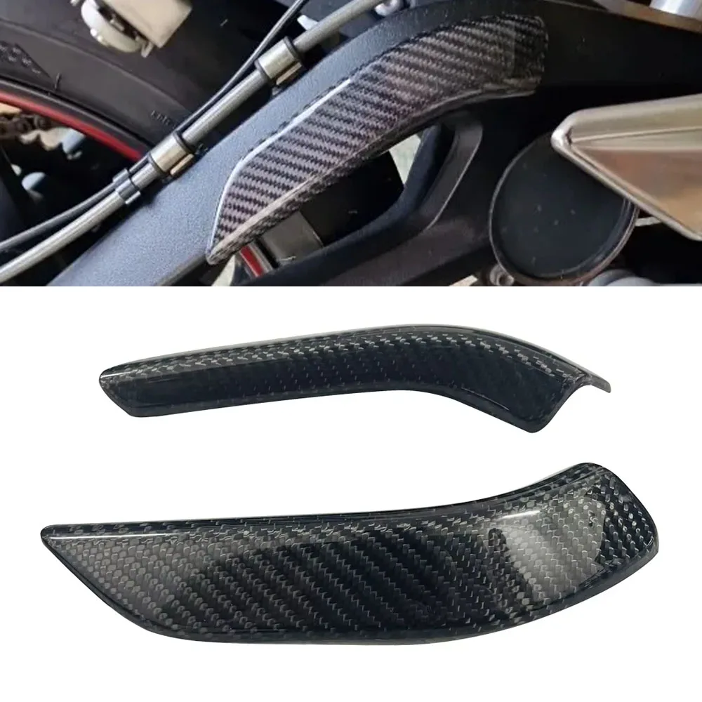 

For Triumph STREET 765/RS 765 RS 2017-2023 2024 carbon fiber motorcycle 765 765 RS accessory side rear frame protective cover