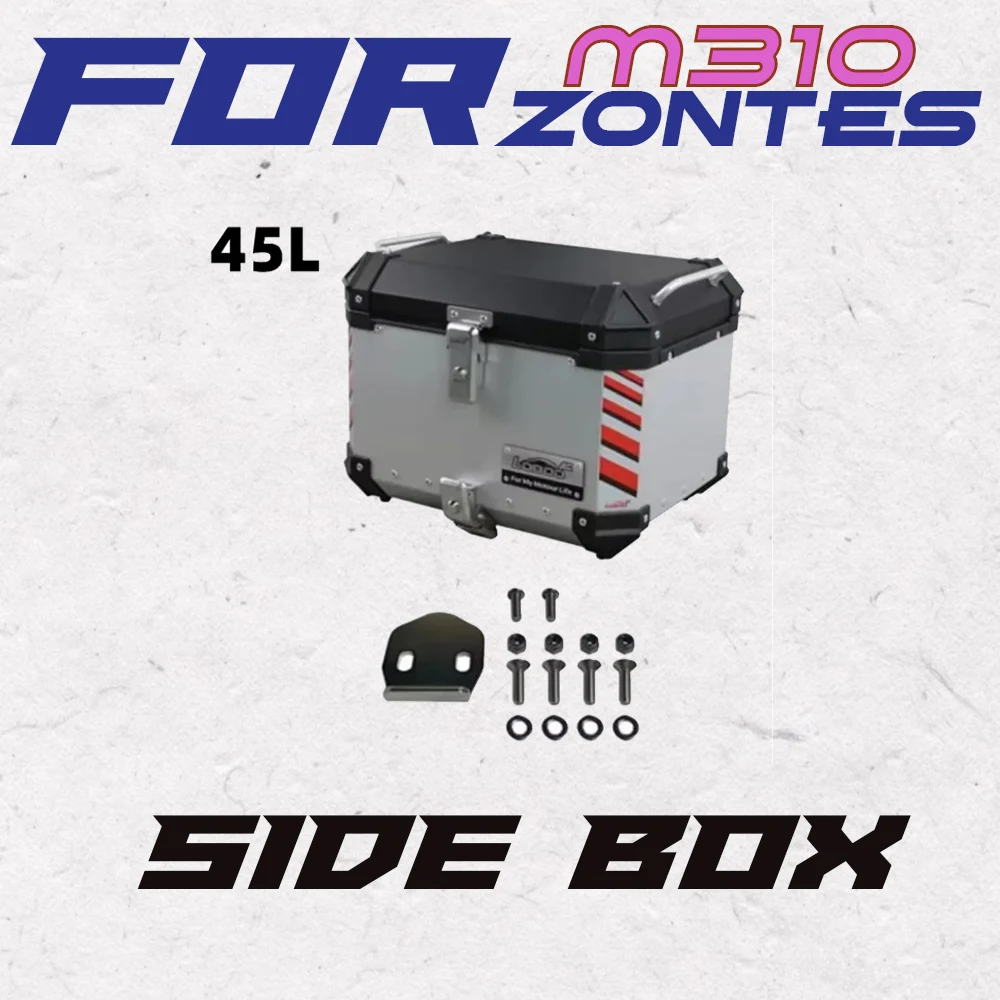 

Fits ZONTES M310 Motorcycle Aluminum Luggage Bag Saddle Bag Top Box Side Bag Box For Zontes ZT310-M