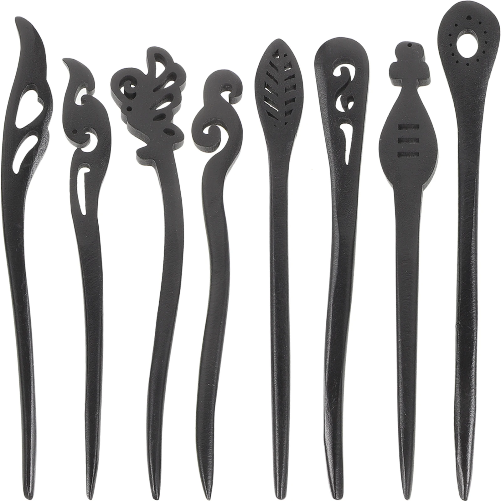 

Wood Hairpin DIY Ancient Style Accessories 9 10 3 19 20 21 23 24 Women Hair Chopstick Bun Decorations Wooden Hair