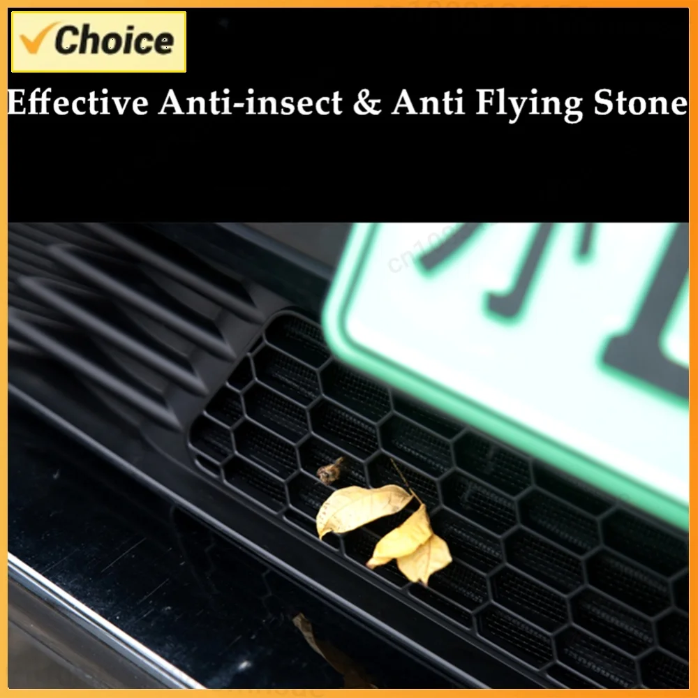 Car Lower Bumper Anti Insect Net Wear Resistance Simple Installation Inner Vent Grille Cover for for TESLA Model 3 Model Y