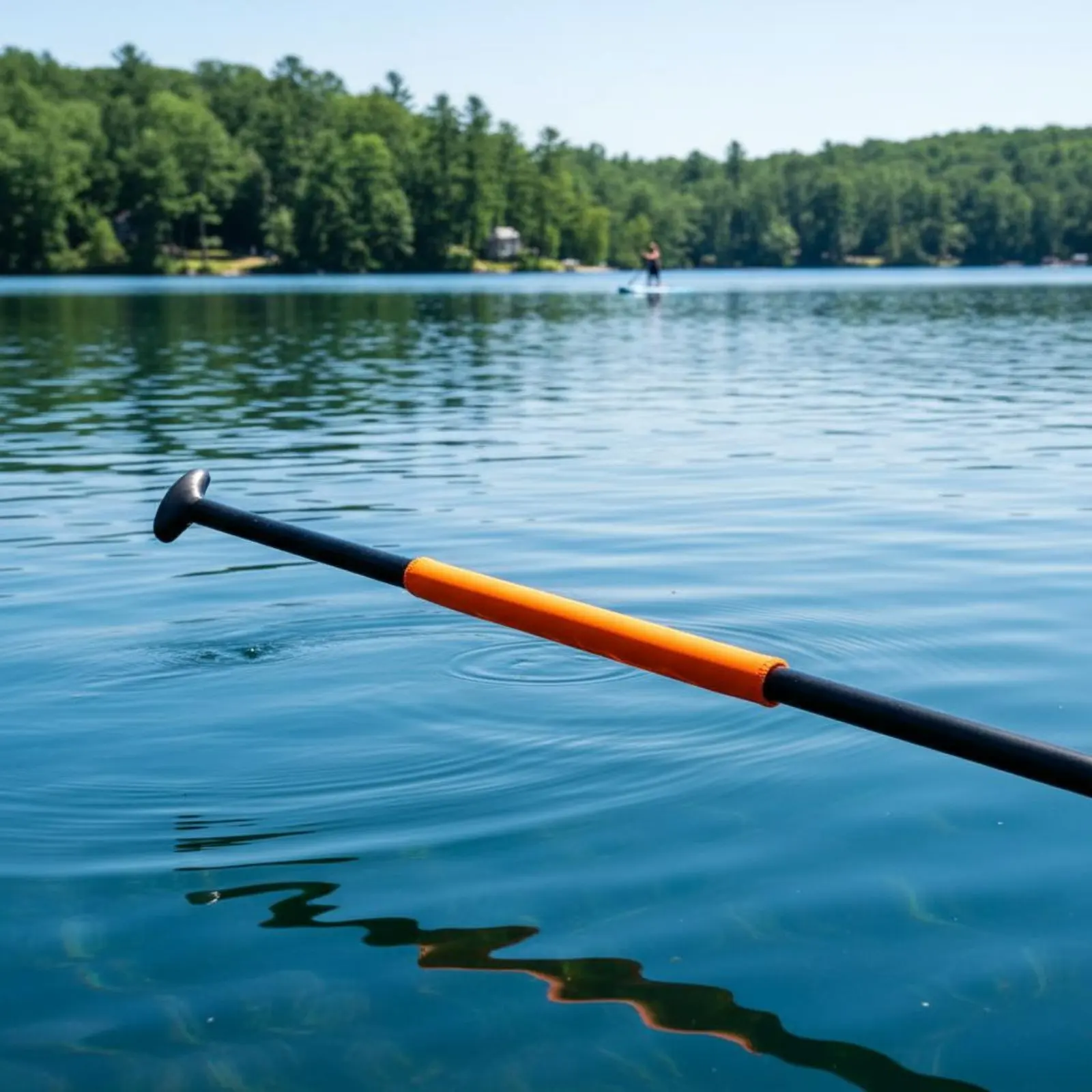 2 Pieces Non-Slip Paddle Shaft Sleeve Cleanable Stand-up Paddleboard Paddle Shaft Protector Non-Slip Oar Grips Easy Installation
