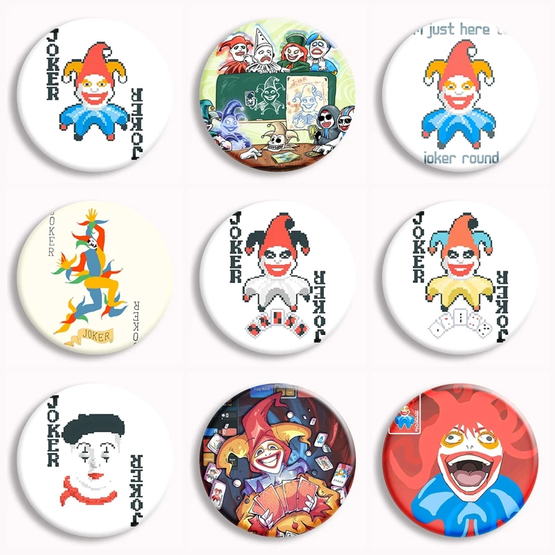 

Горячая игра «Балatro» Джокер Джимбо, мягкая пуговица, булавка, подушка, игра в покер, аниме, броши, значок, сумка, декор, фанаты геймера, подарки другу