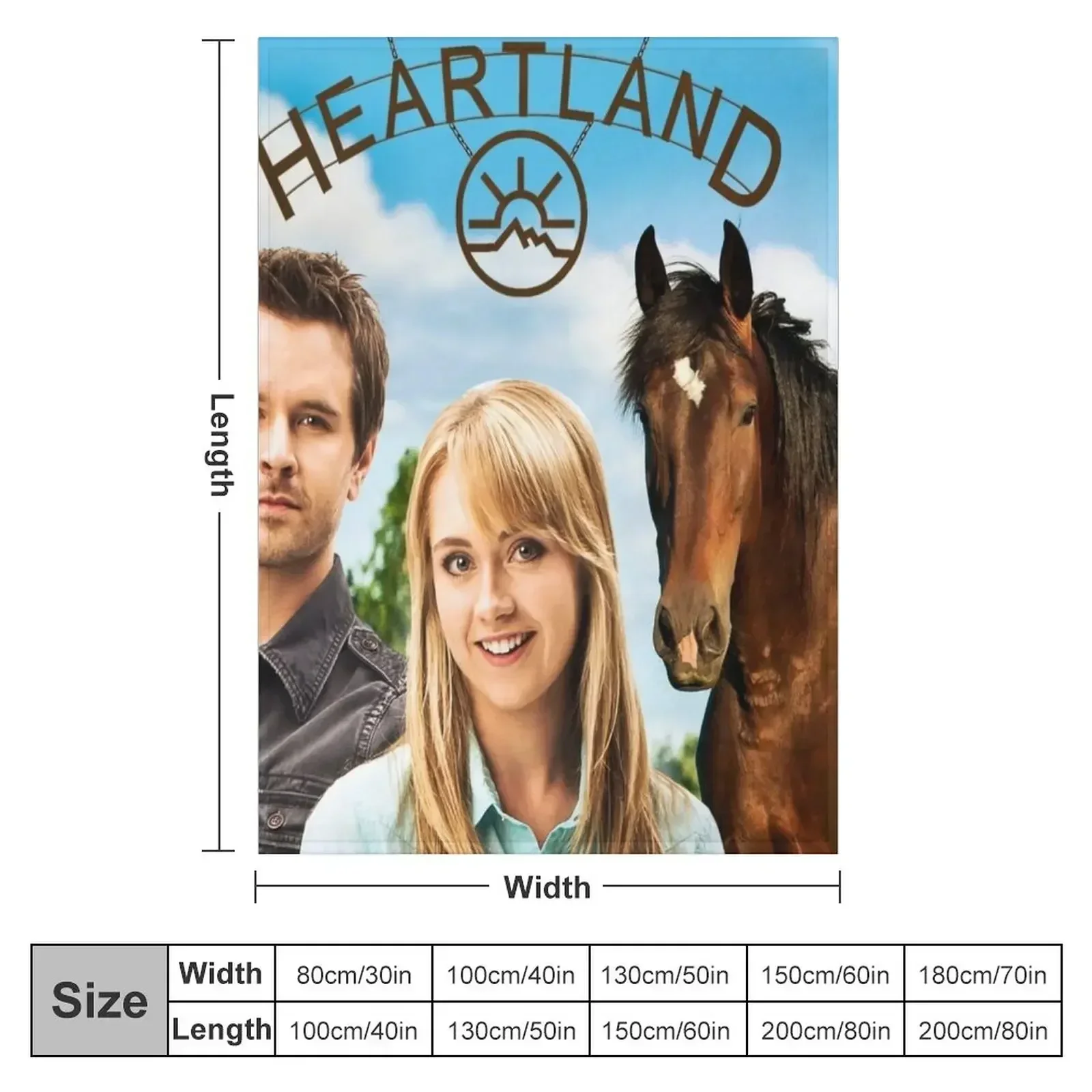HEARTLAND ~SHOW Throw Blanket wednesday Flannel Fabric Camping Designers Summer Blankets For Bed Blankets