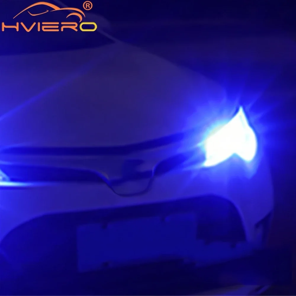 Car Led Lights Turn Signal T10 Canbus 24smd W5W 12V Silicone Shell Blue Dome Bulbs Brake Reverse Parking Fog Lamps Auto Styling