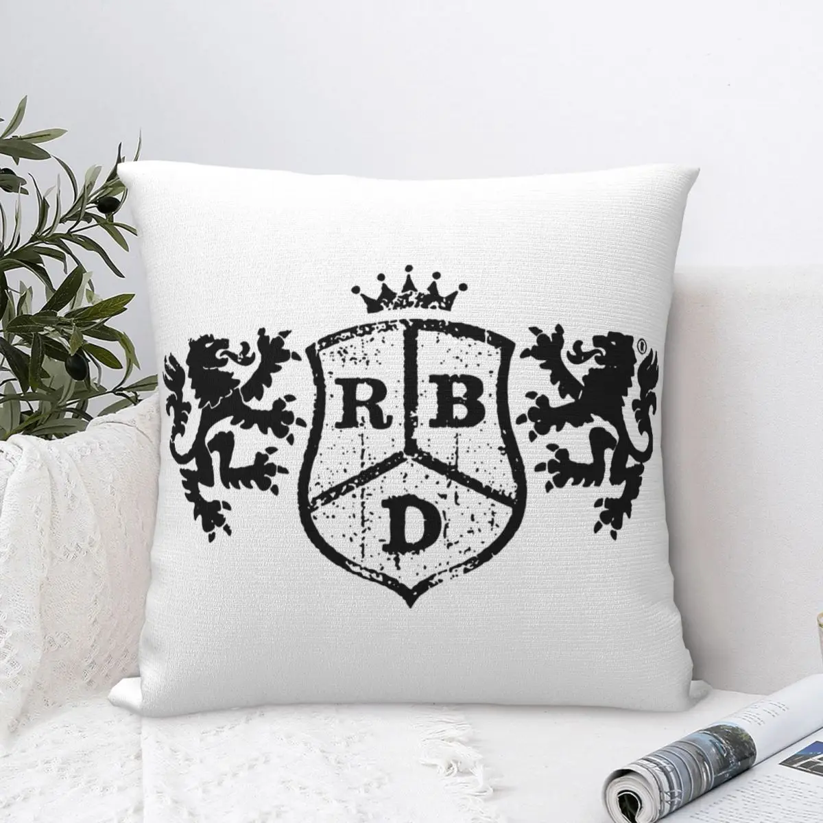 Rbd Rebelde Logo Square Pillow Covers Seat Cushion Cover Funny Throw Pillow Case 40*40