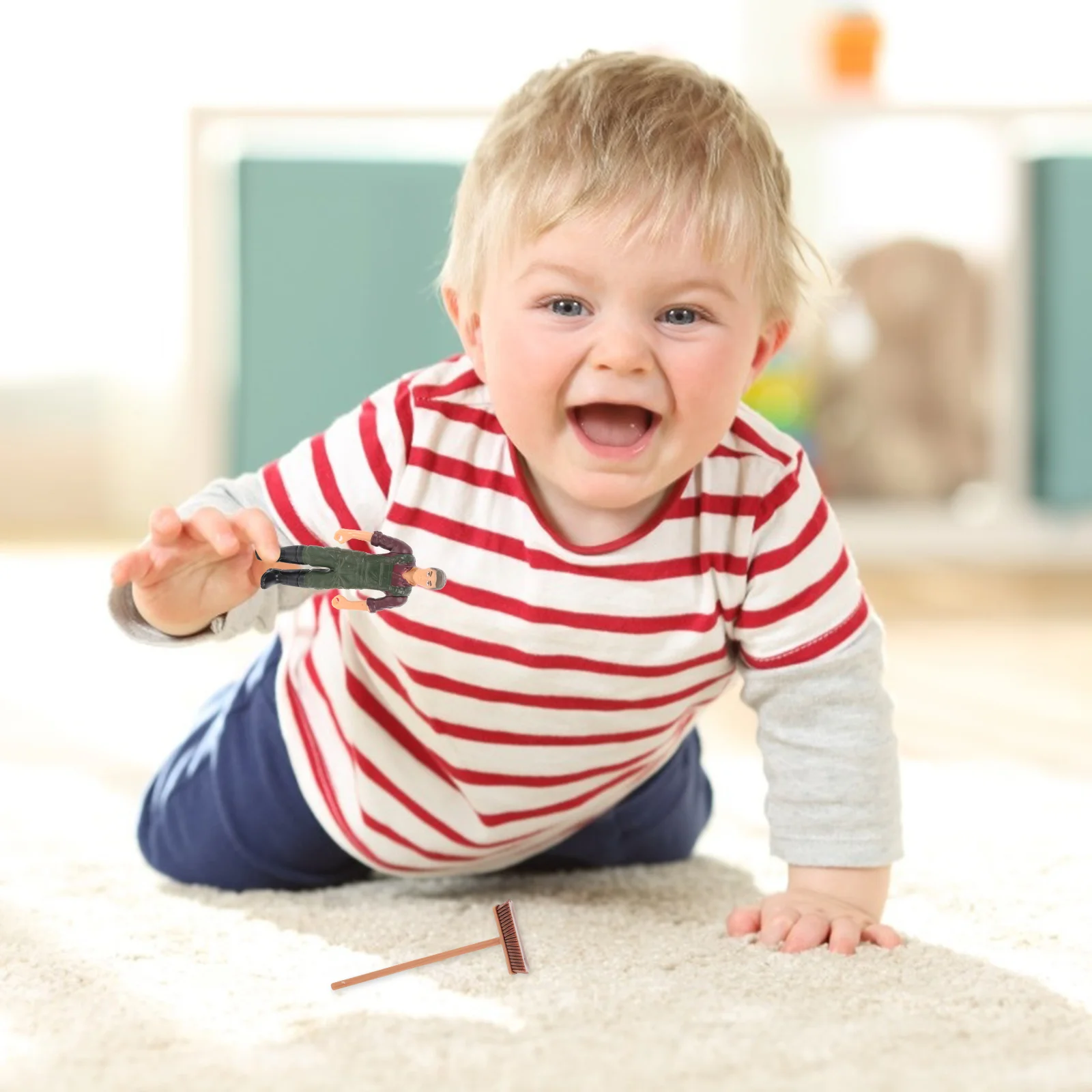 11 pezzi modello di scena per attrezzi agricoli mini ornamento strumento per l'allevamento di verdure decorazione per bambini