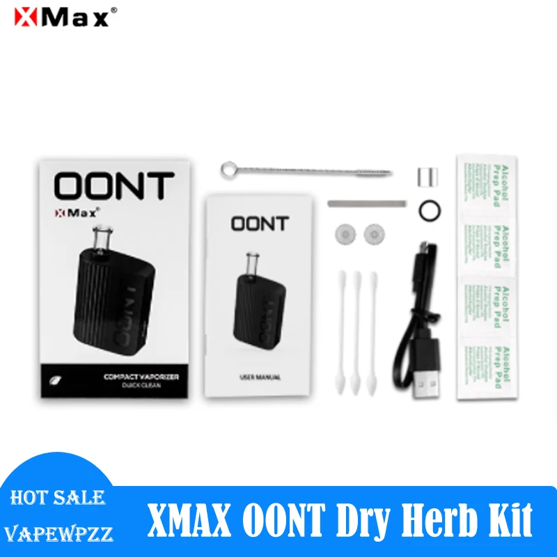 Новое поступление, испаритель для сухой травы Xmax OONT, 1500 мАч, встроенный аккумулятор 18500, керамическая нагревательная камера, контроль температуры, вейп-бокс мод