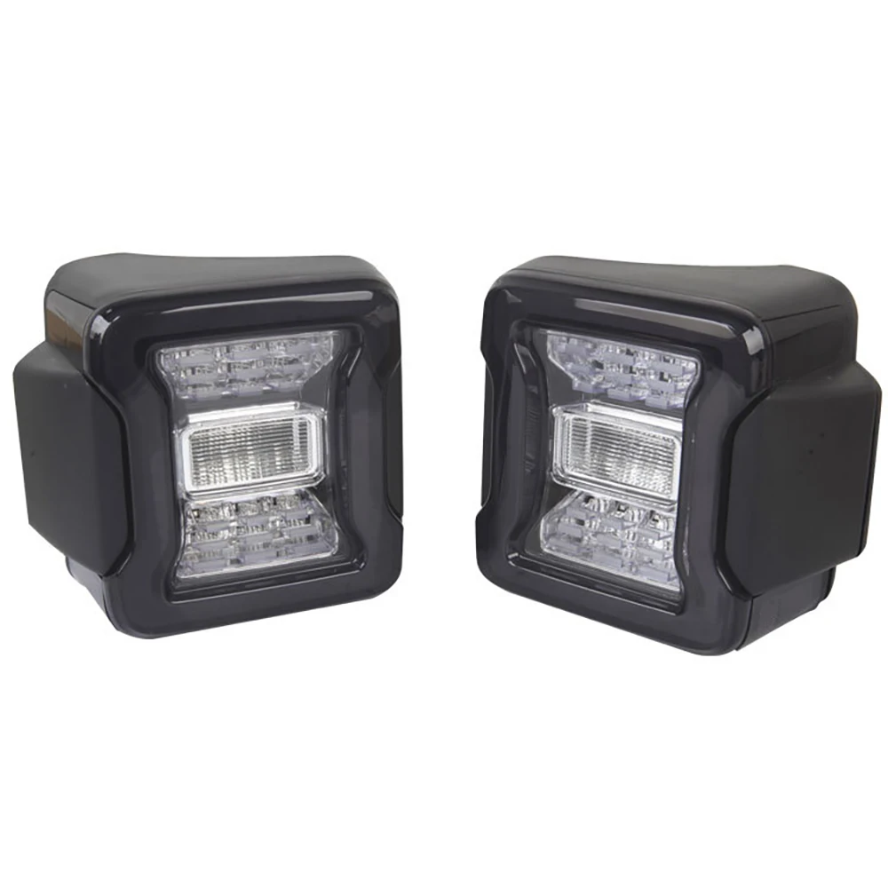 

Подходит для 07-17 JK Wrangler модифицированного серым корпусом, прозрачной туннель, модификация сборки задних фонарей в европейском и американском стиле.