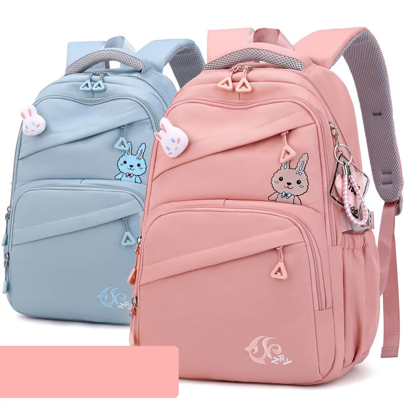 2023 novo chinês ano do coelho das crianças mochila para adolescentes meninas grande capacidade crianças mochila de viagem feminina mochilas